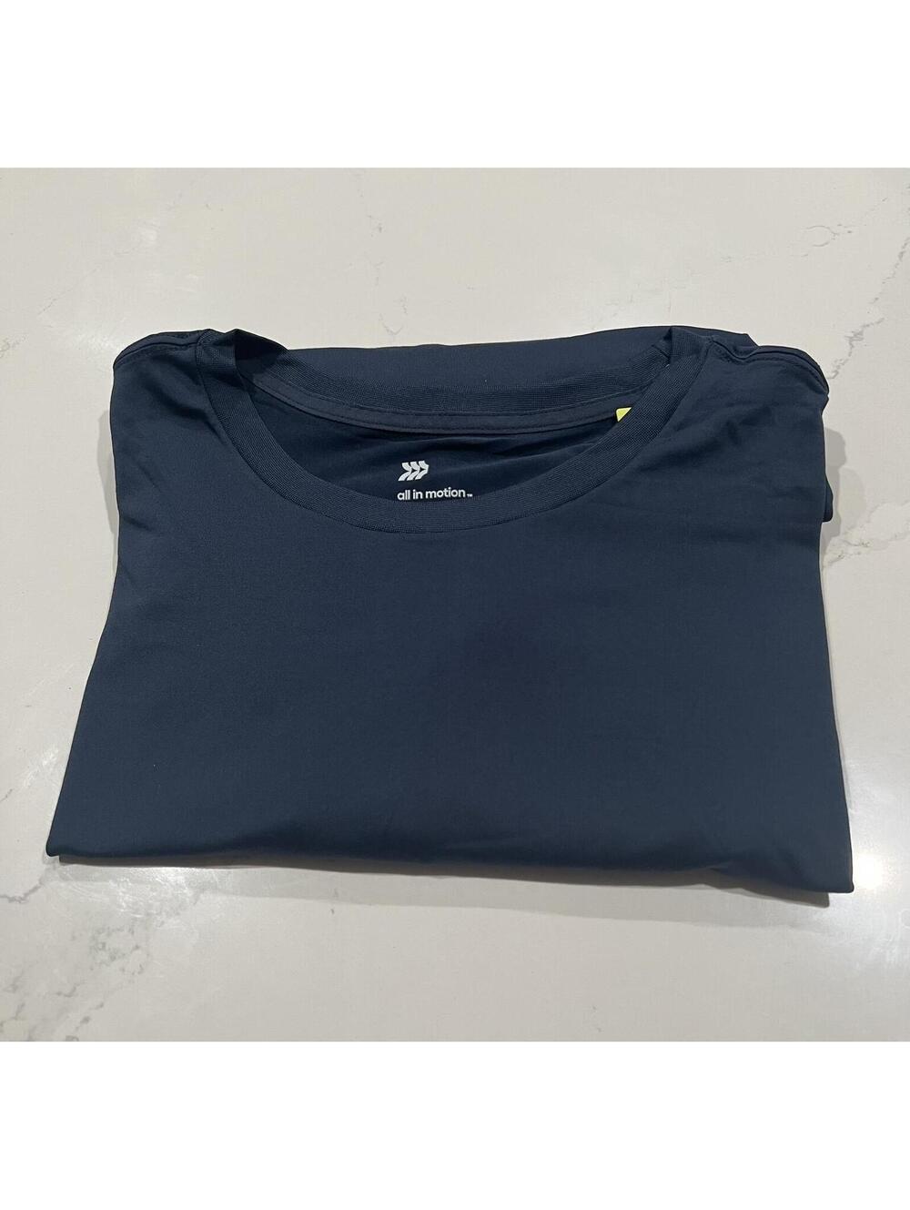 Men's Short Sleeve Seamless  Performanc T-Shirt - All In Motion™ Navy Blue XL